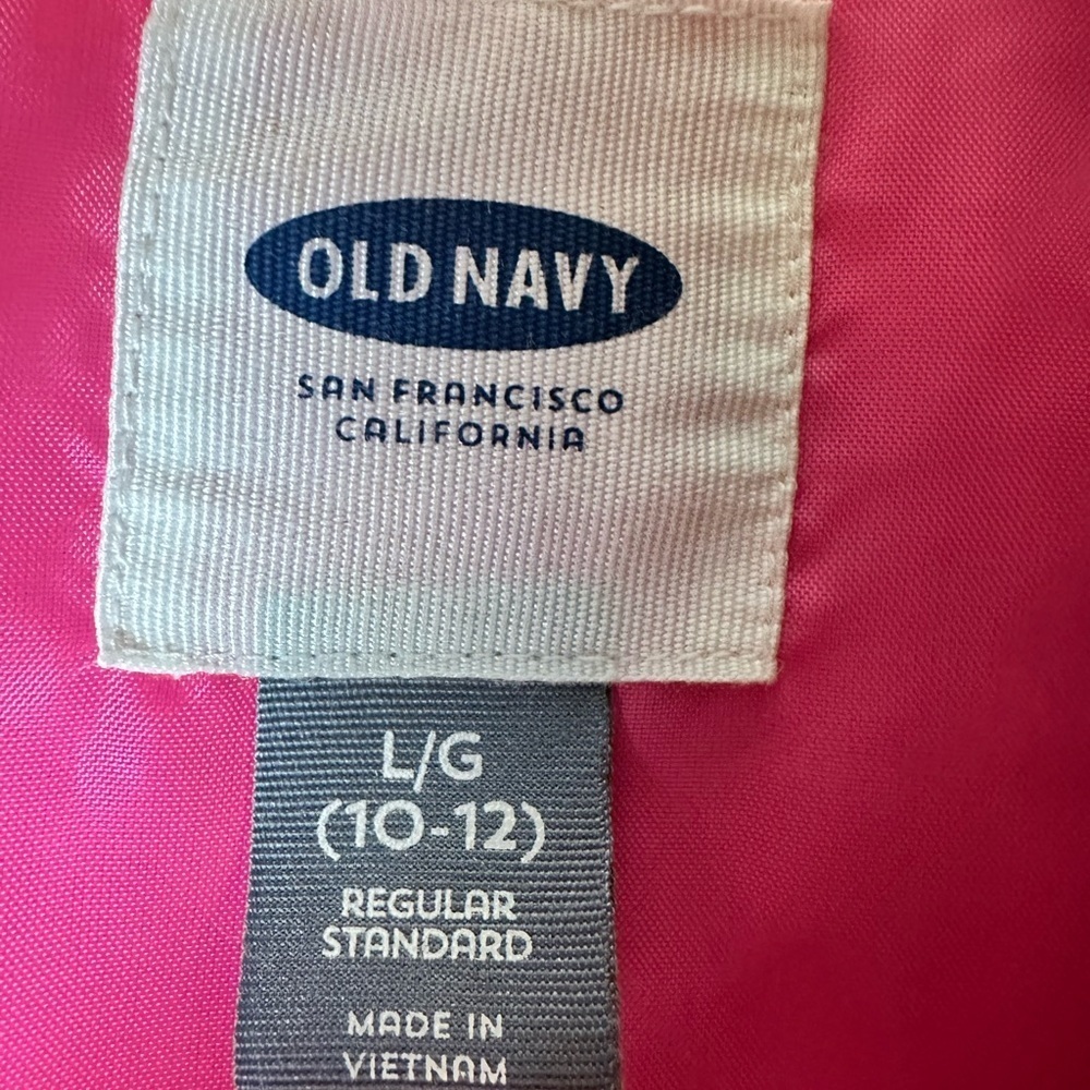 Old Navy Camouflage Kids Vest with Pink Lining - Picture 2 of 6
